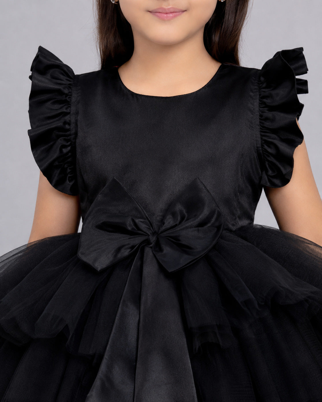 Black Layered Party Dress