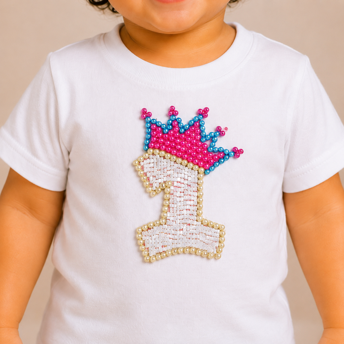 1st Birthday Tee - White