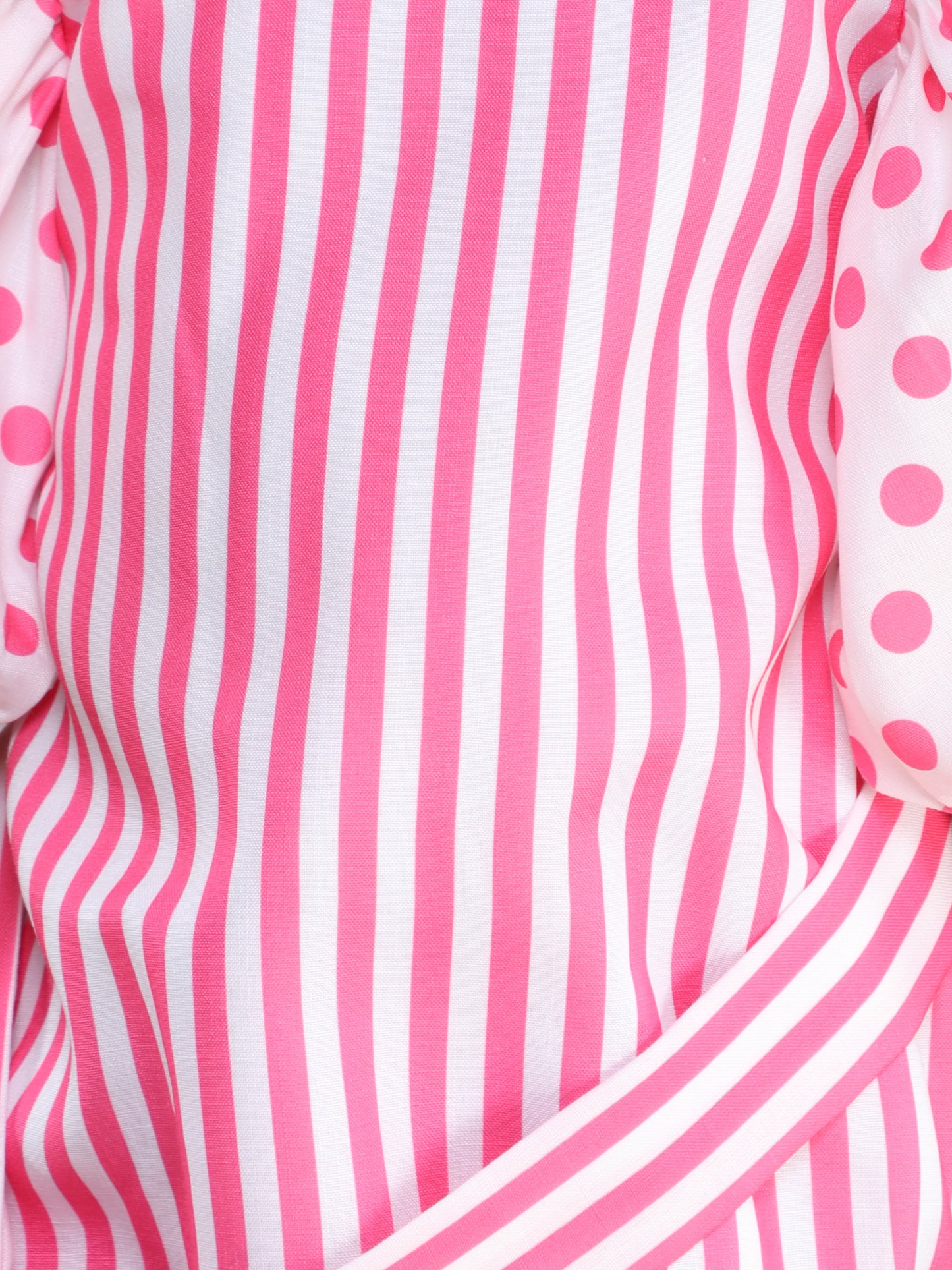 PinkChick Puff Sleeves Aline Dress -Pink