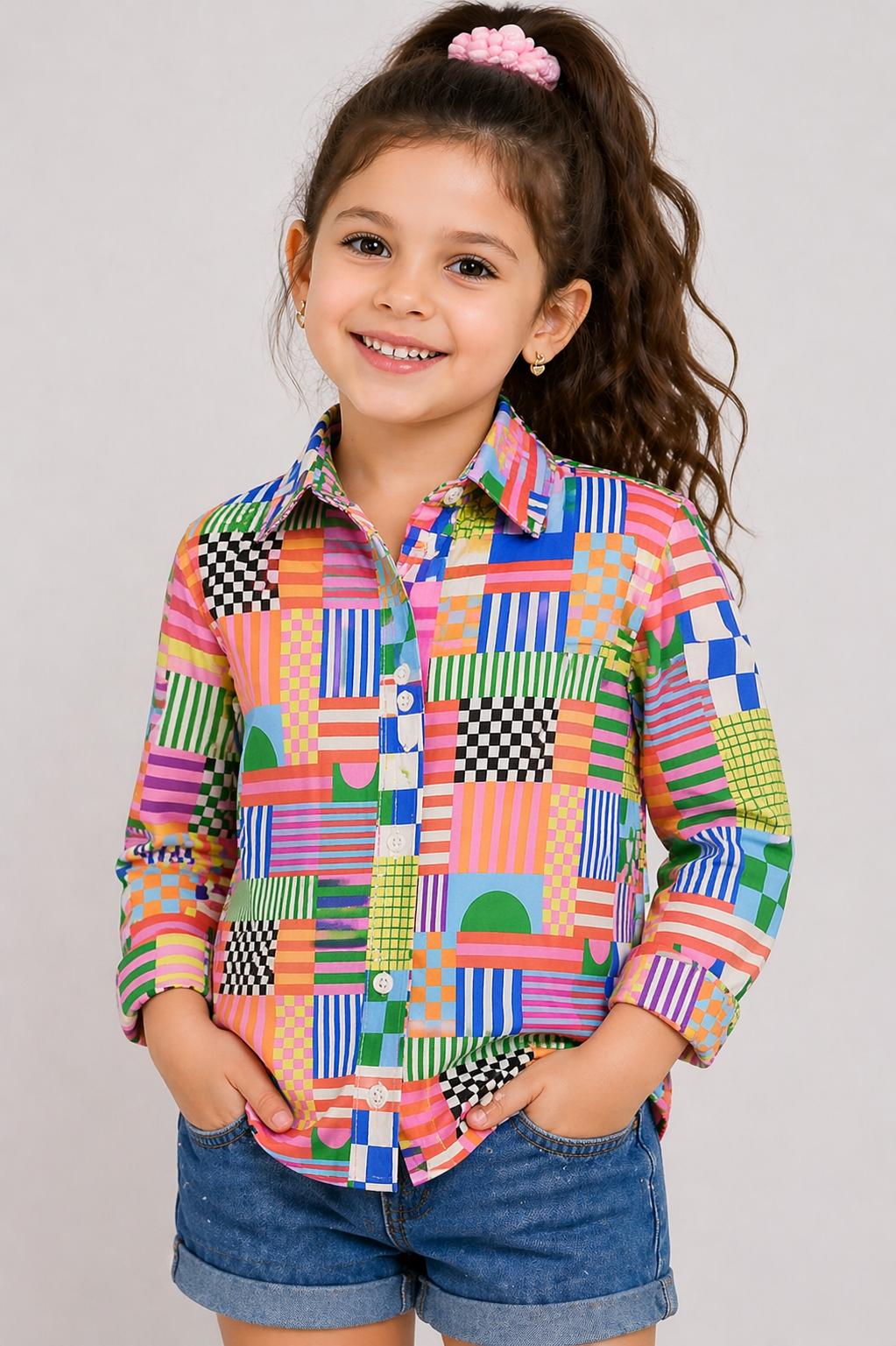 Multi Print Shirt