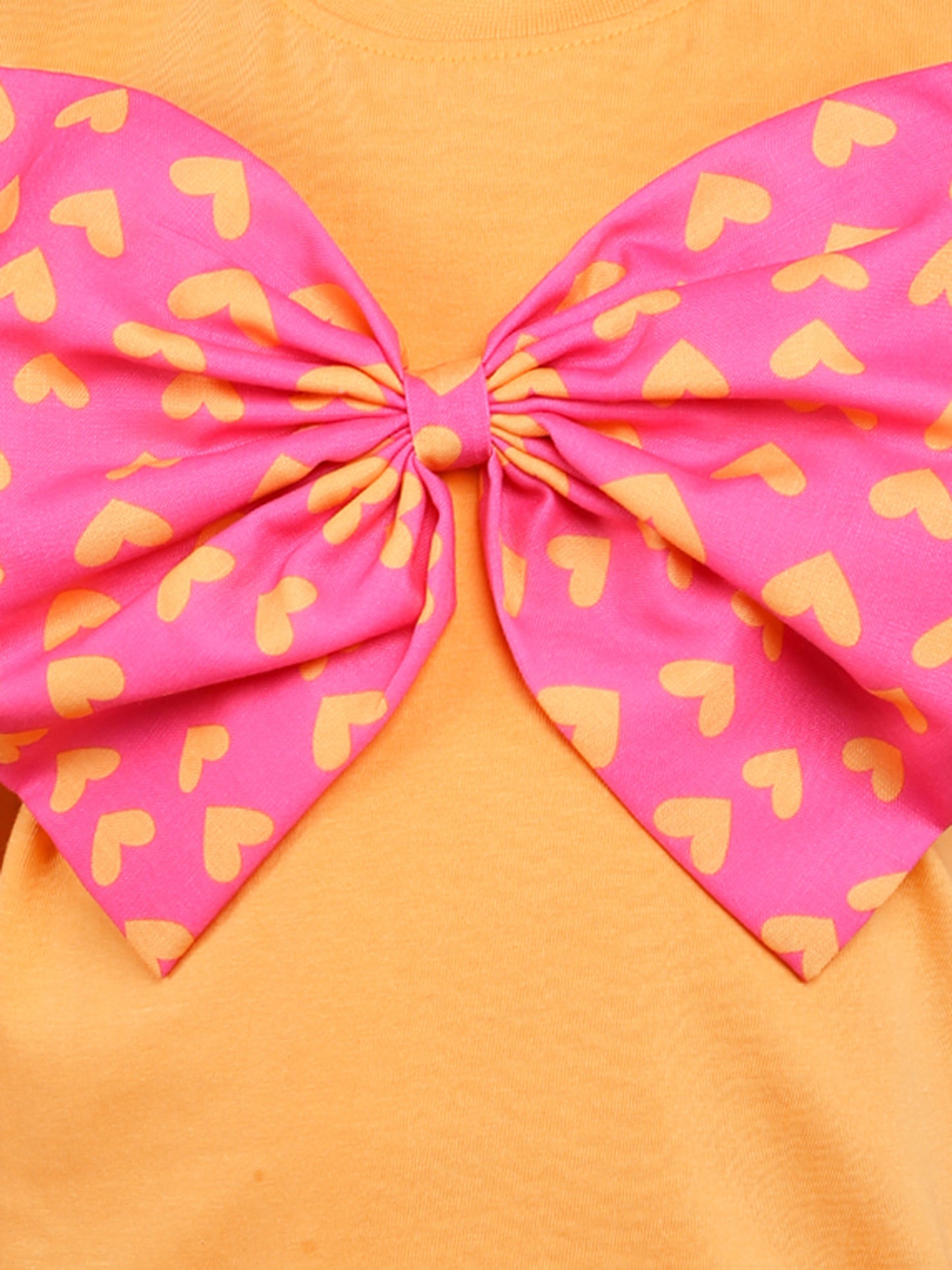 Bow Vibe T-Shirt -Yellow