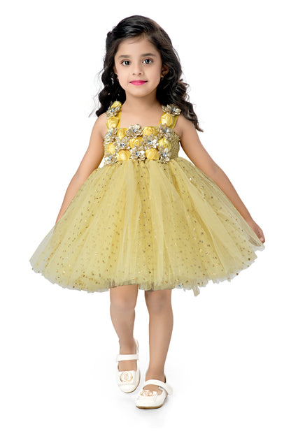 Yellow Sparkle Frock