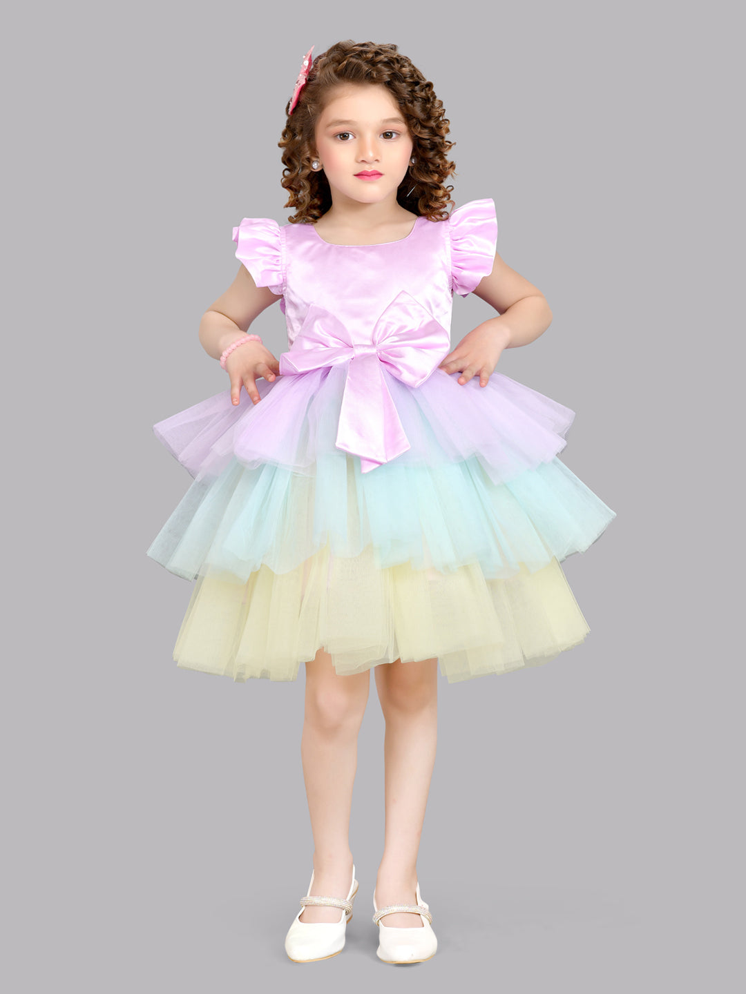 PinkChick Pastle Layered Dress