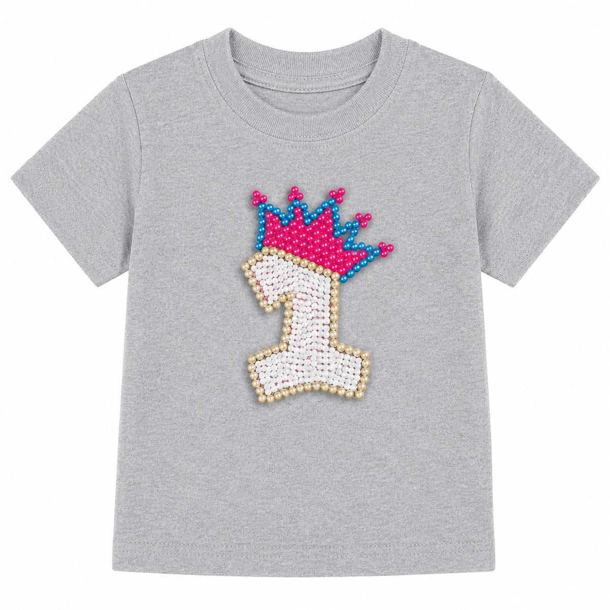 1st Birthday Applique - Grey