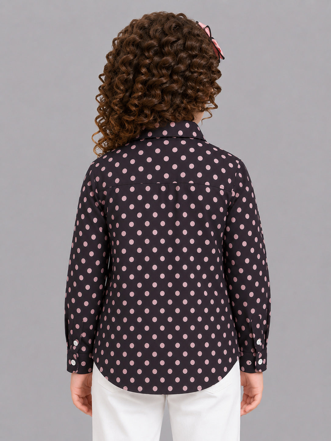 Polyester Polkadot Shirt