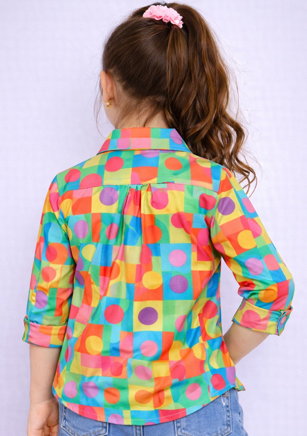 Retro Print Shirt - MultiColor