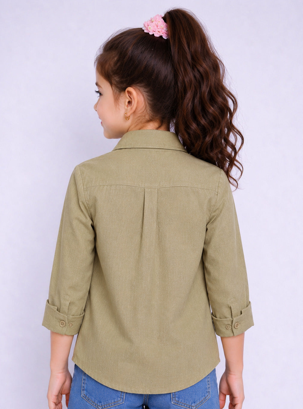 Khaki Solid Shirt