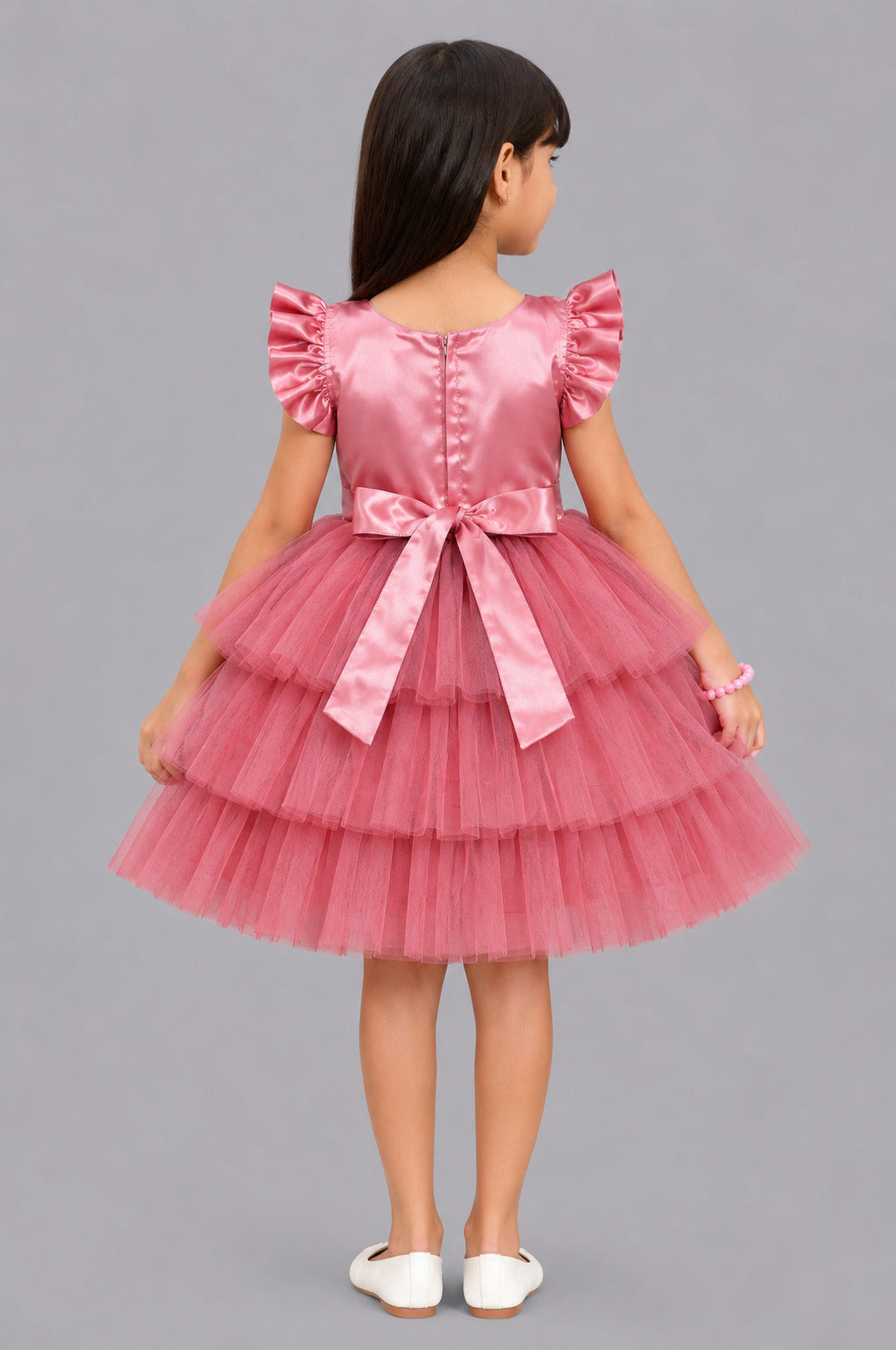 Rose Layered Party Dress