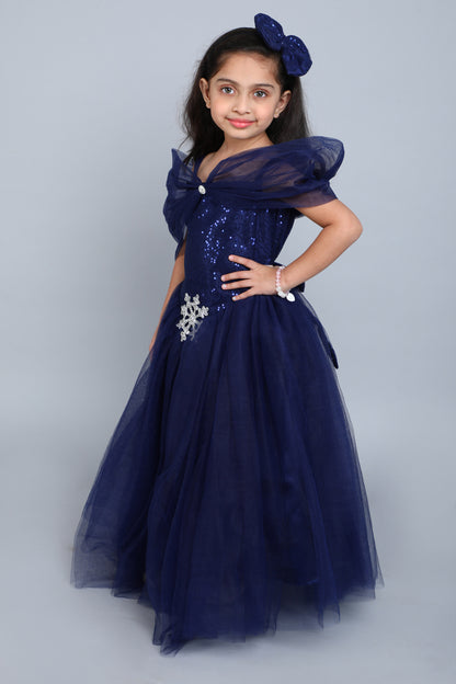 PinkChick Navy Blue Princess Ball Gown