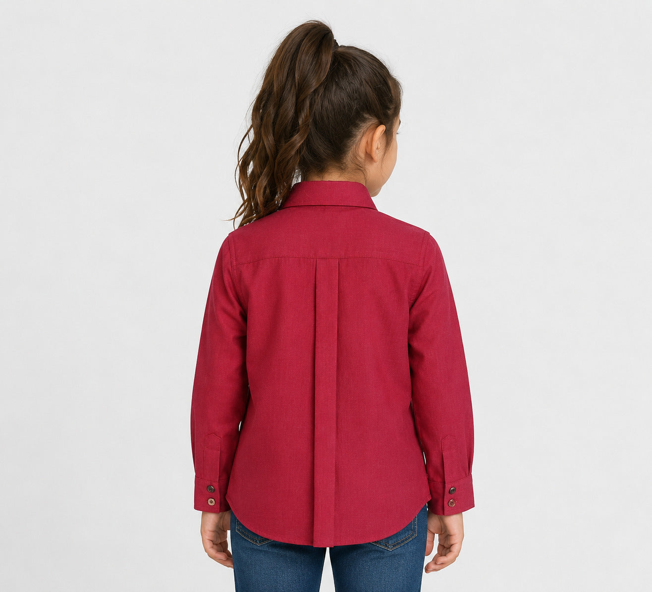 Maroon Solid Shirt