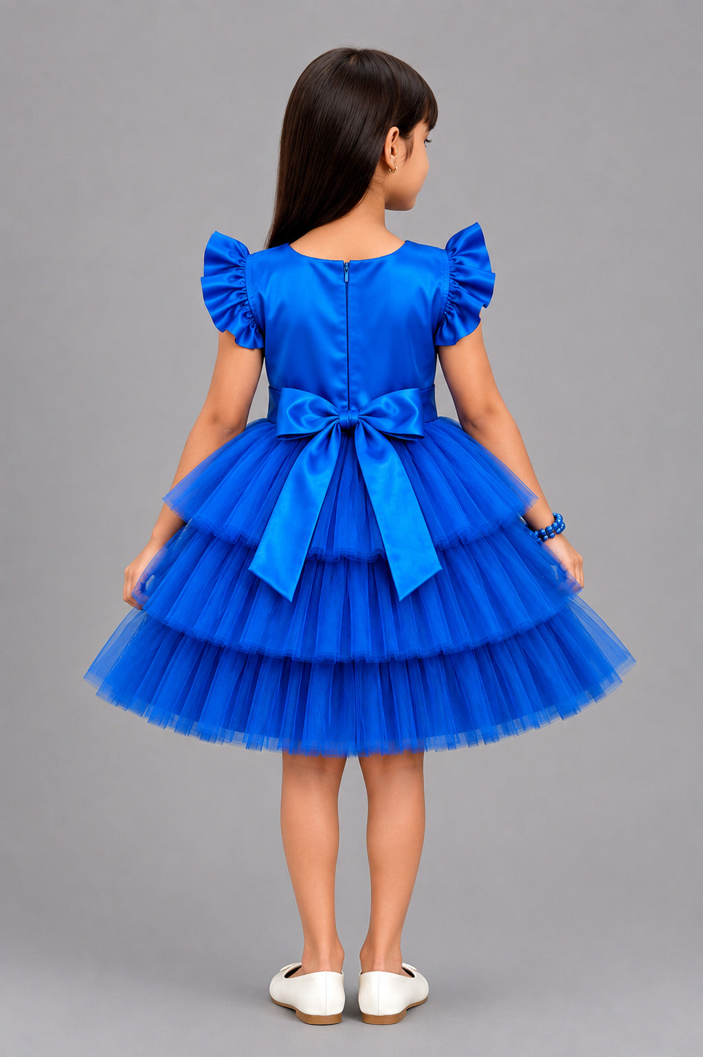 Cobalt Layered Party Dress