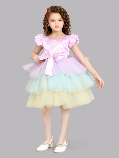 PinkChick Pastle Layered Dress