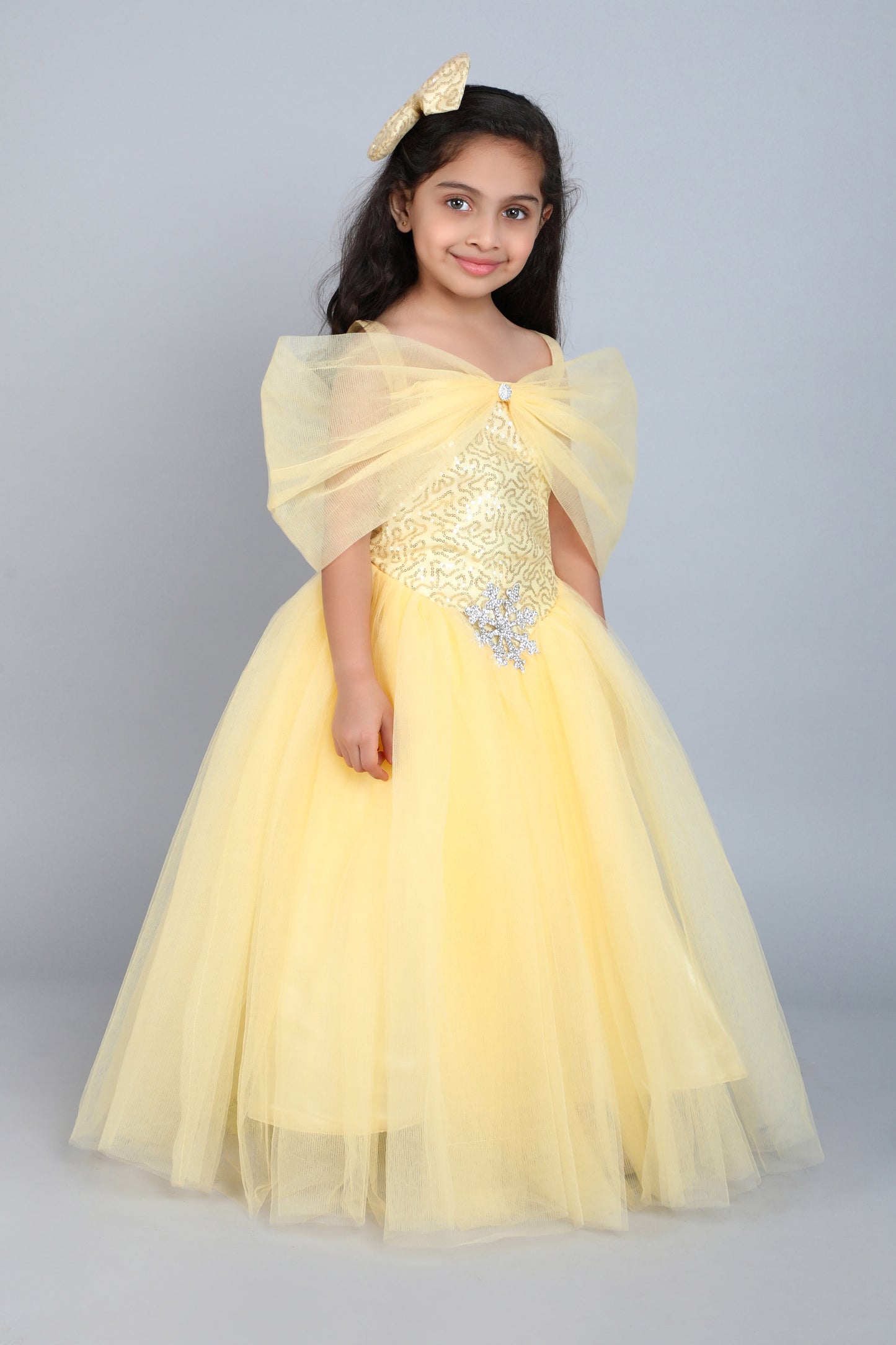 PinkChick Gold Princess Ball Gown