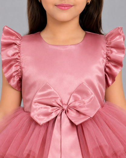 Rose Layered Party Dress