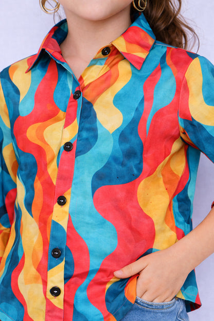 Waves Printed Shirt