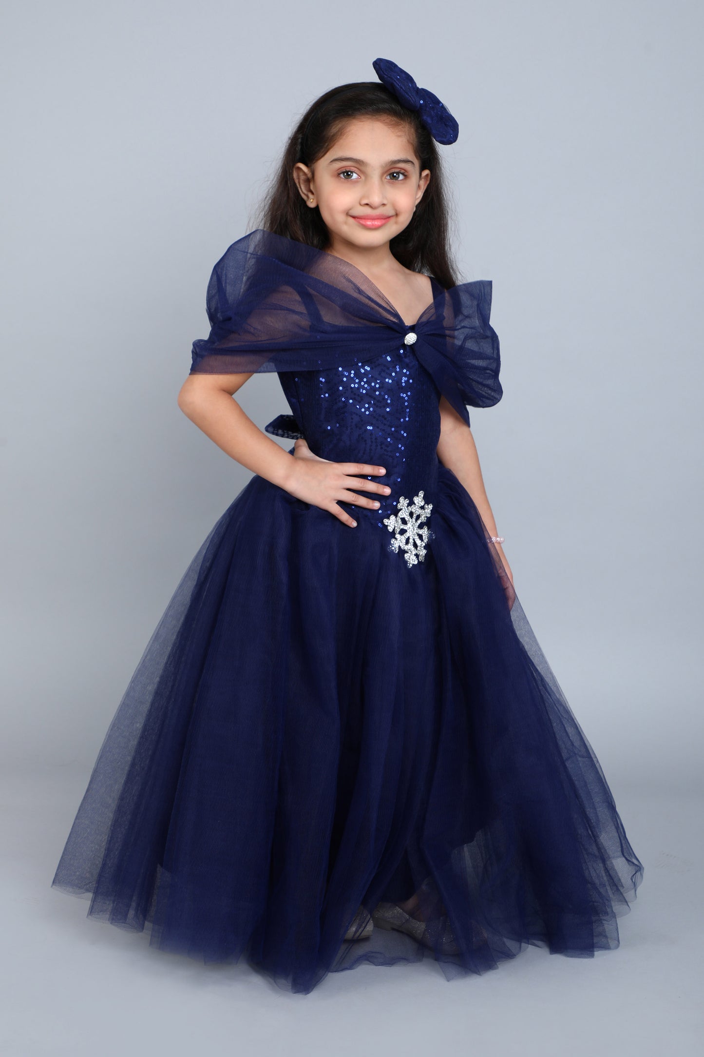 PinkChick Navy Blue Princess Ball Gown