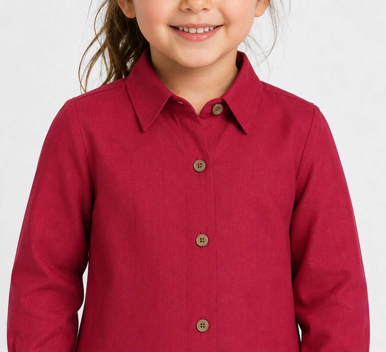 Maroon Solid Shirt