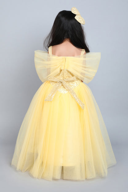 PinkChick Gold Princess Ball Gown