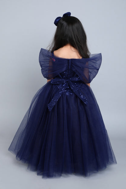 PinkChick Navy Blue Princess Ball Gown