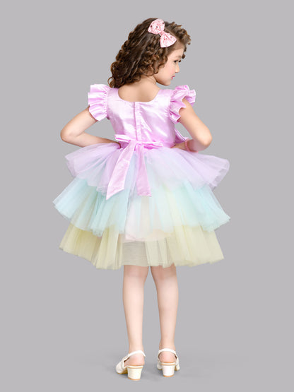 PinkChick Pastle Layered Dress