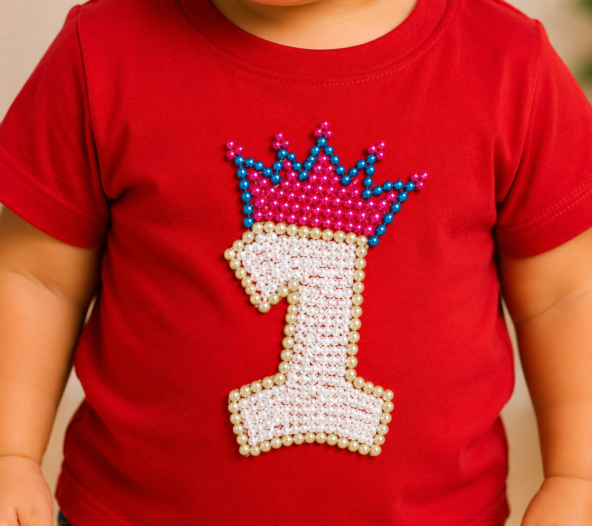 1st Birthday Tee - Red