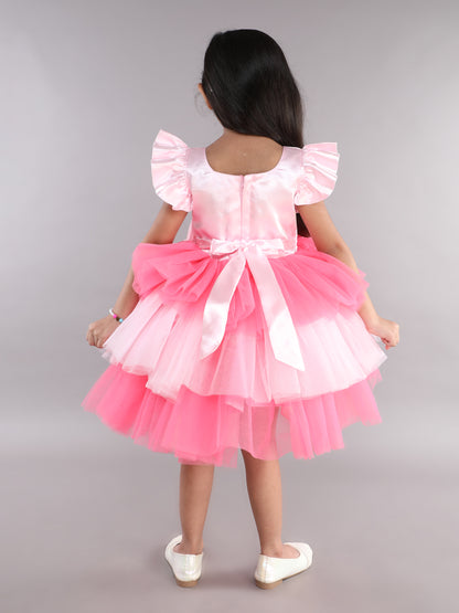 PinkChick Peppa Pig Layered Dress