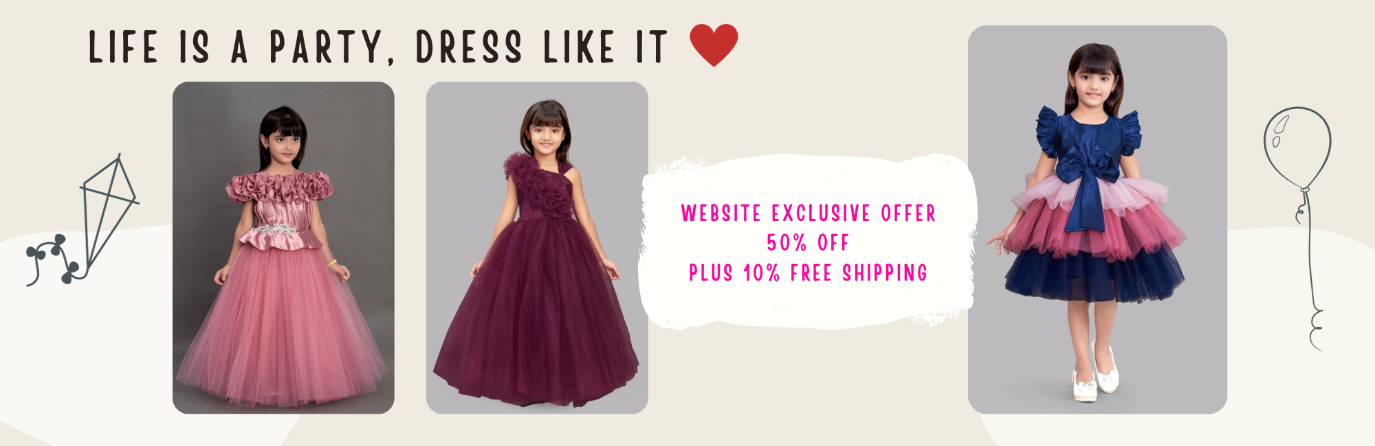 Party dress deals website
