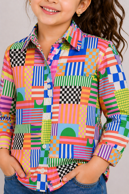 Multi Print Shirt