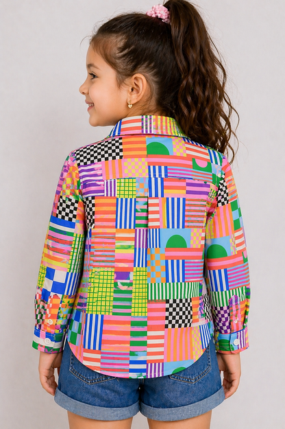 Multi Print Shirt