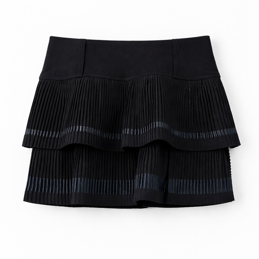 Girls Layered Pleated Skirt