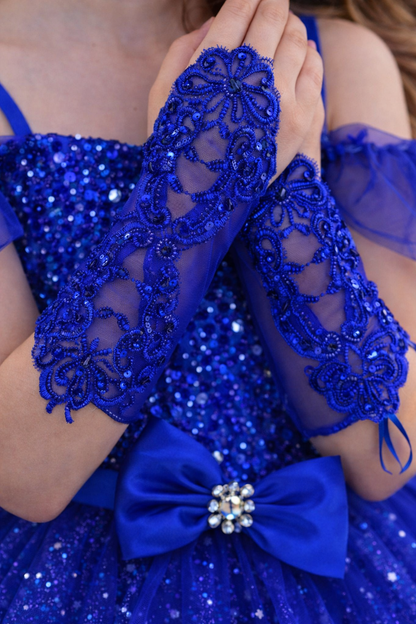 PinkChick Gloves -Royal Blue