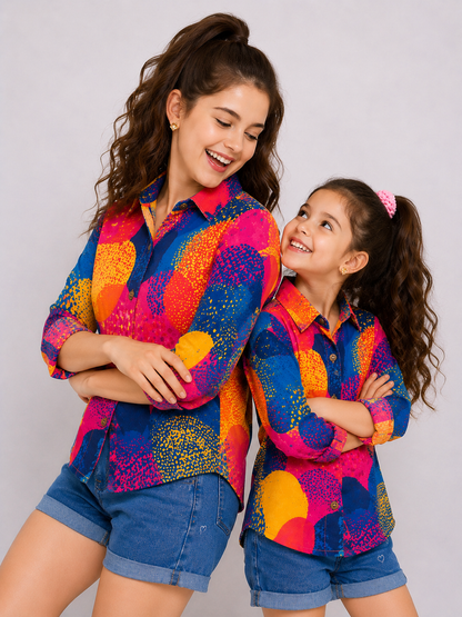 Color Splash Twinning Shirt