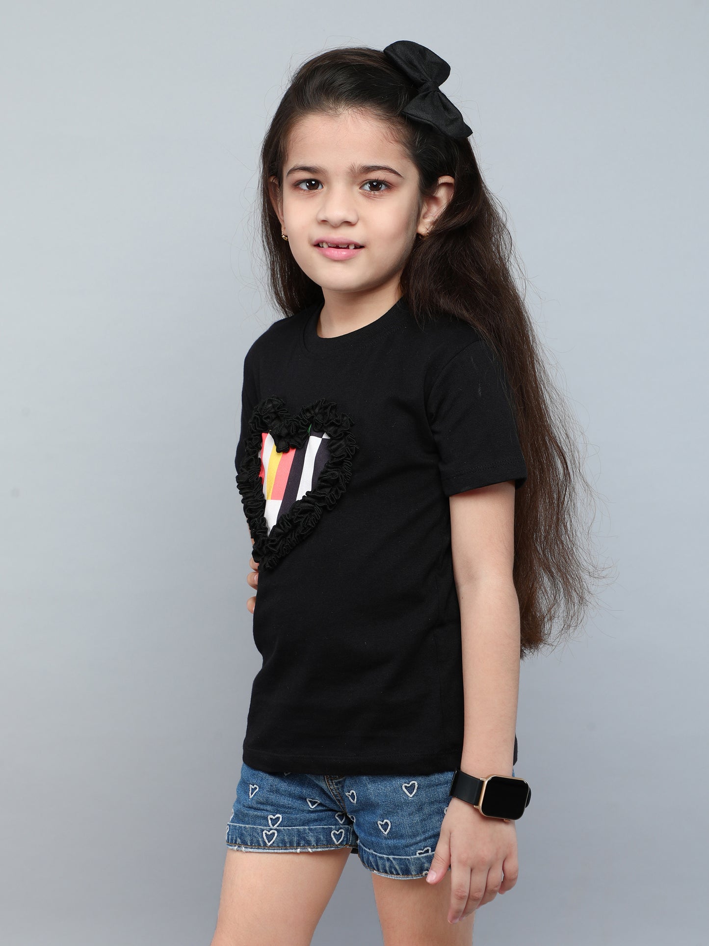 Heart Vibe T-Shirt-Black