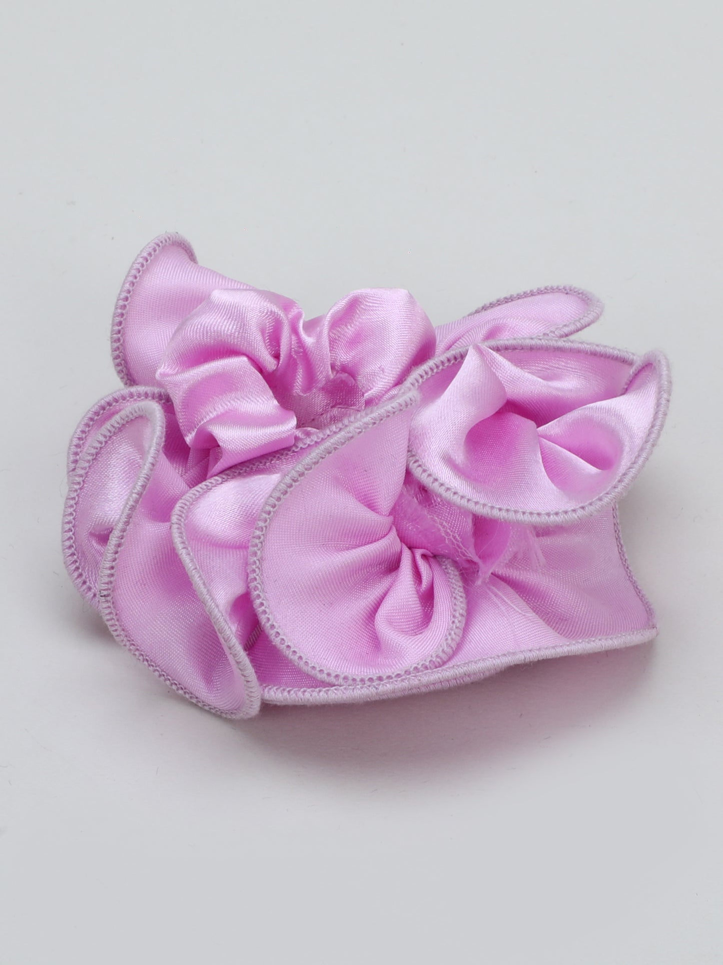 Satin Flower Bracelet & Hairband Set- Lavender