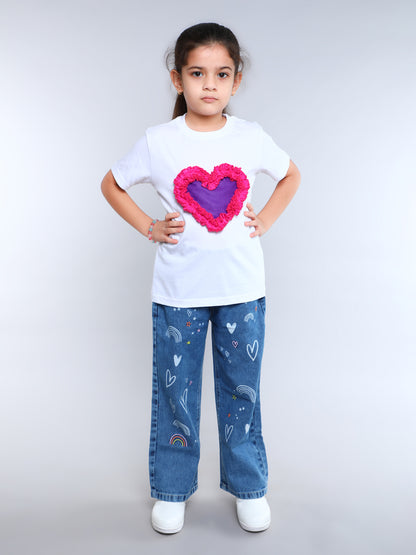 Heart Vibe T-Shirt - White