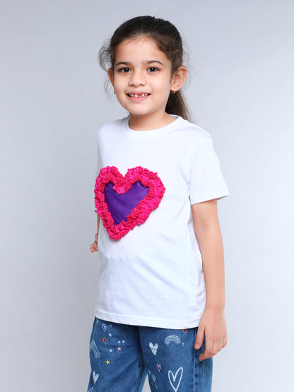 Heart Vibe T-Shirt - White