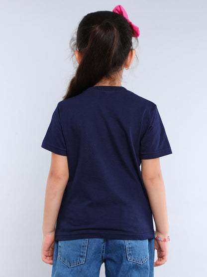 Heart Vibe T-Shirt -Navy Blue