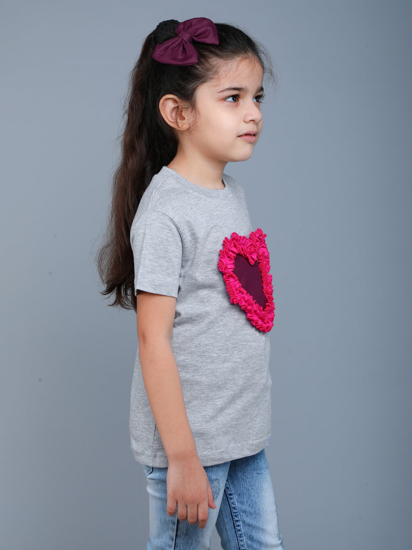 Heart Vibe T-Shirt-Grey