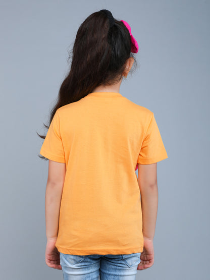 Bow Vibe T-Shirt -Yellow
