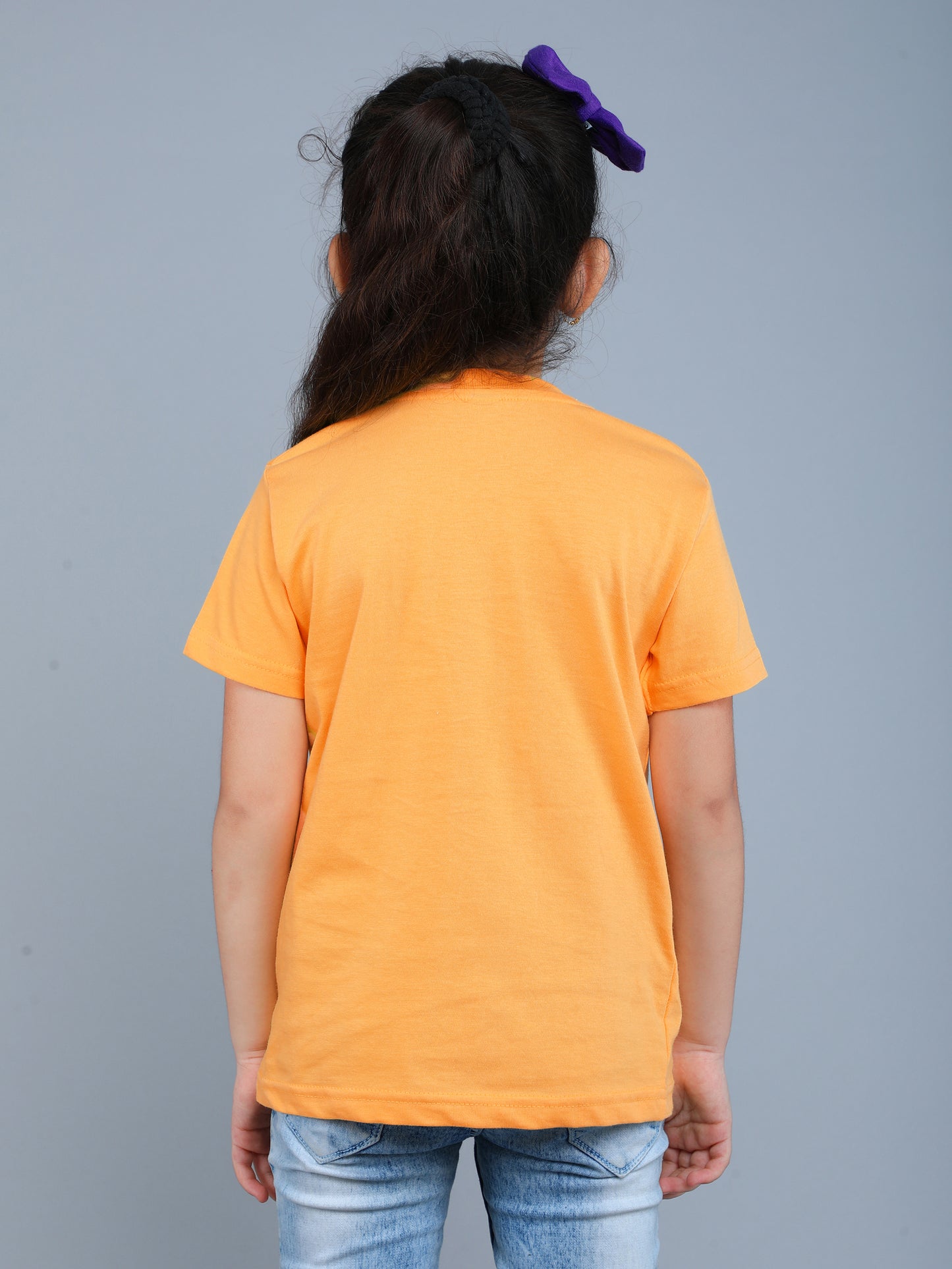 Heart Vibe T-Shirt- Yellow & Purple