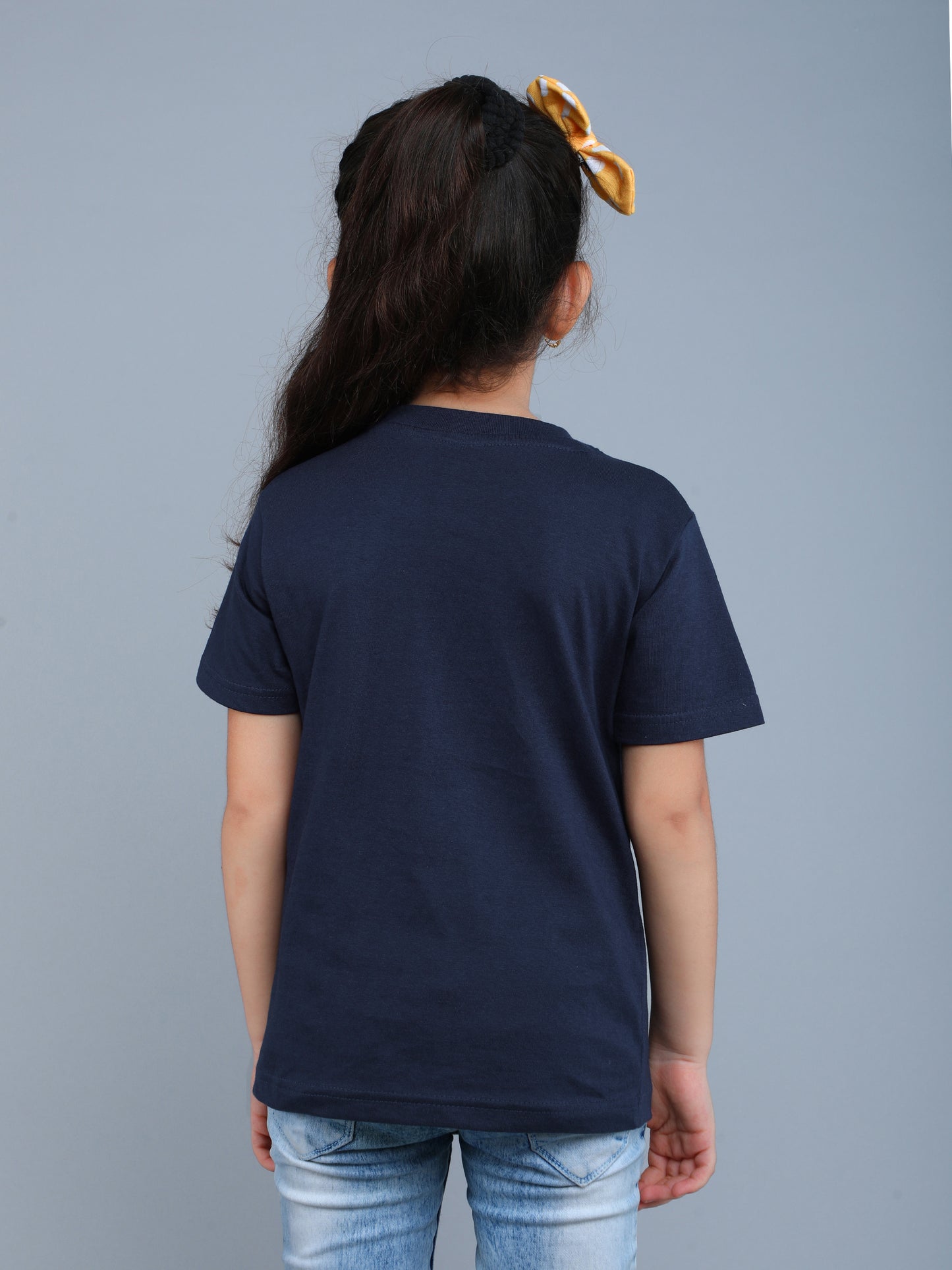Bow Vibe T-Shirt -Navy Blue