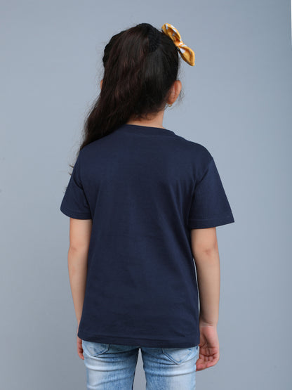 Bow Vibe T-Shirt -Navy Blue