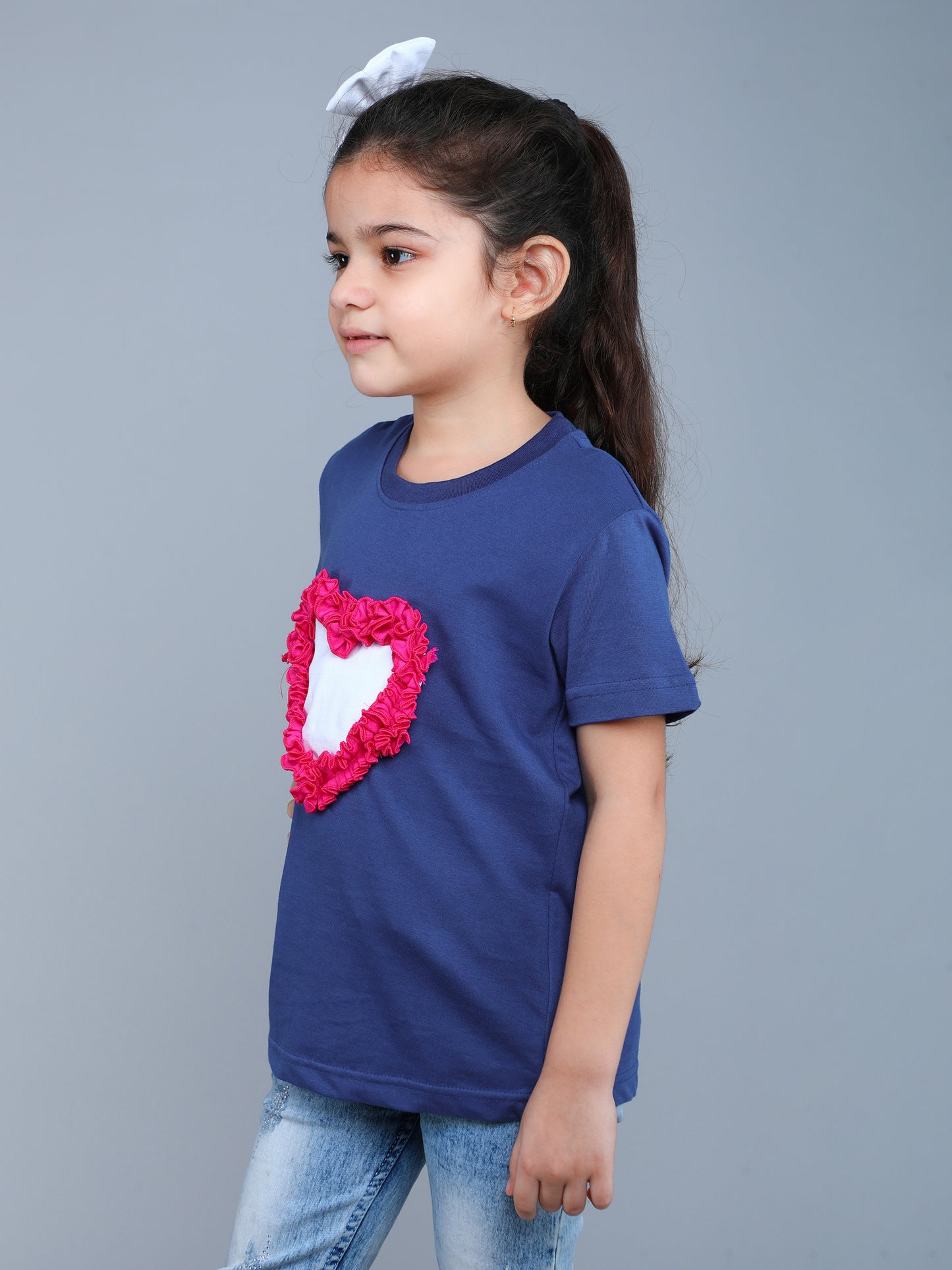 Heart Vibe T-Shirt- Blue