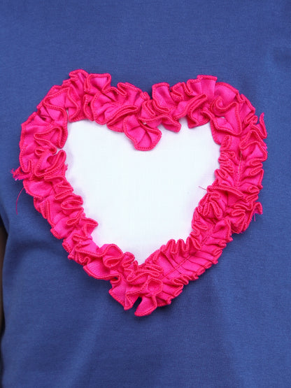 Heart Vibe T-Shirt- Blue