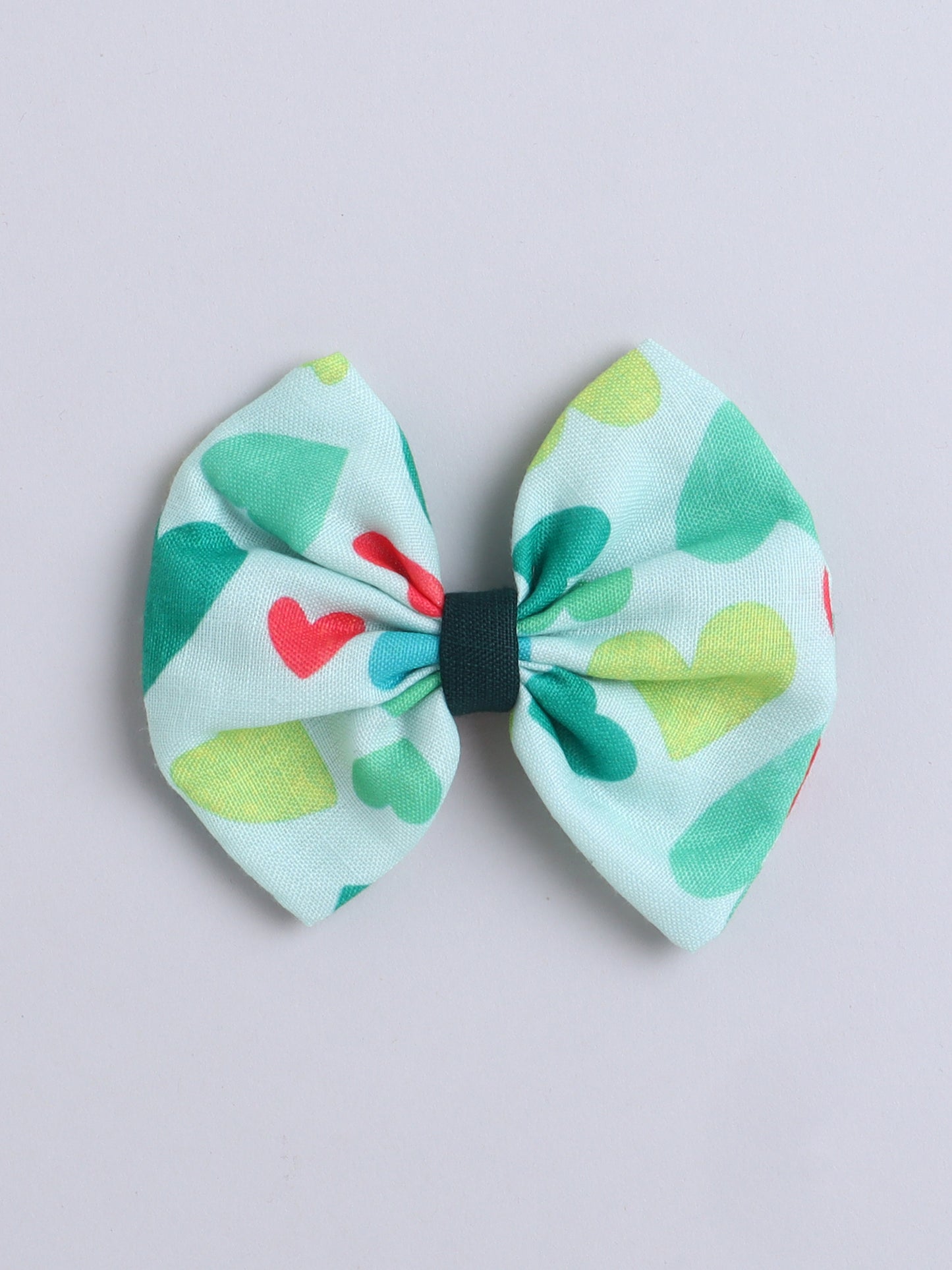 Puff Sleeves Heart Vibe T-Shirt-Blue