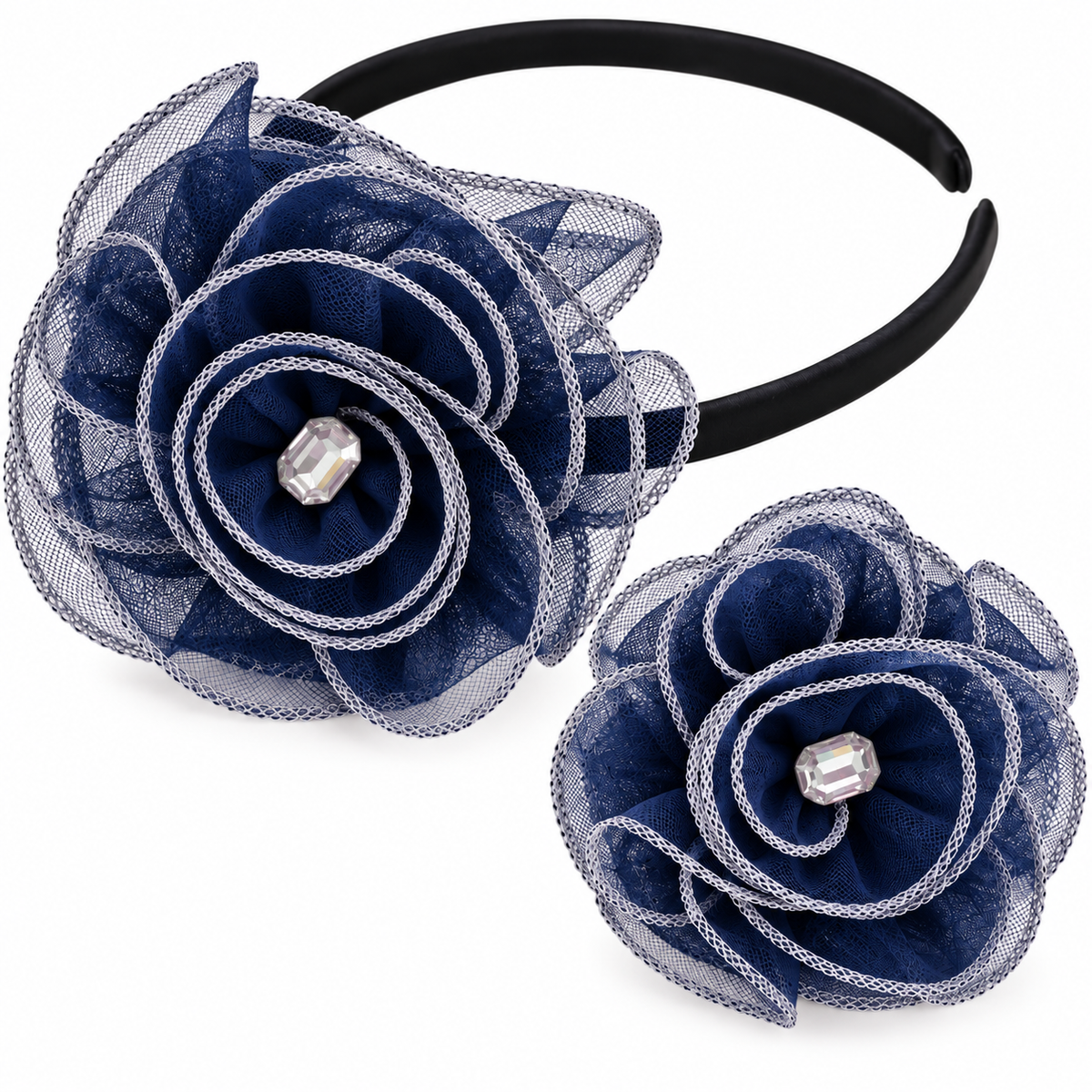 Net Flower and Bracelet Set