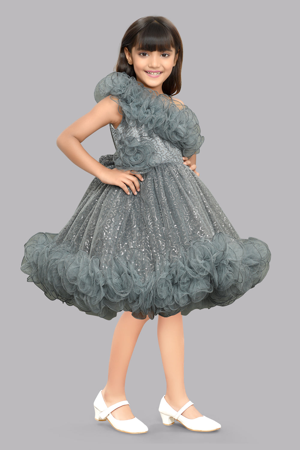 Little girl grey on sale dress