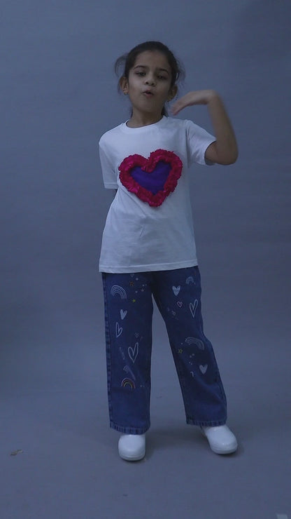 Heart Vibe T-Shirt - White