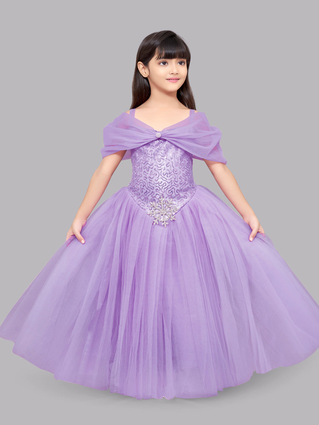 Pink Chick Lilac  Princess Ball Gown