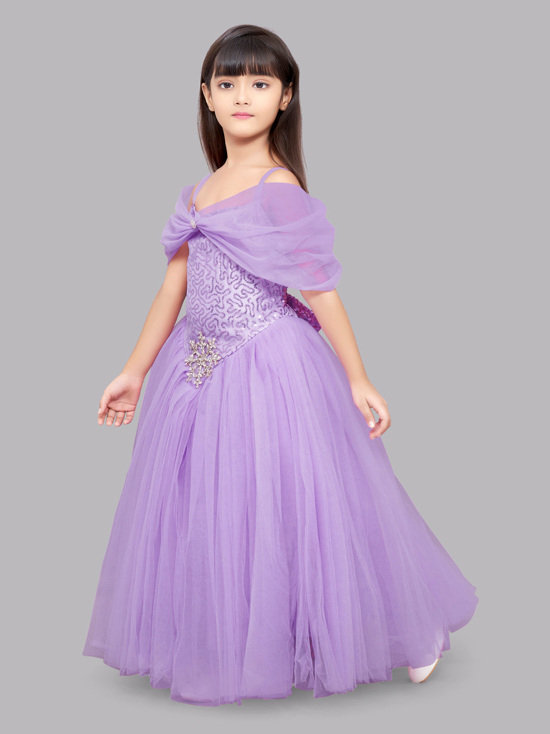Pink Chick Lilac  Princess Ball Gown